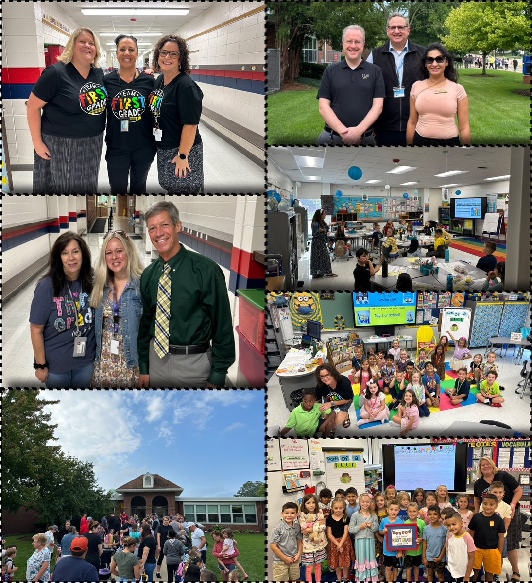 BartlettElemU46's tweet photo. Happy first day of school! So nice to see our students and families and all of the smiles today. We are excited to make Bartlett Elementary a great place to learn today and every day.
#U46FirstDay2023 @sdu46 https://t.co/jN1TsVSQ9A
