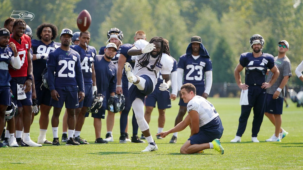 Seahawks's tweet photo. Keep on dancing, Budda. https://t.co/Kbqt3zPopR