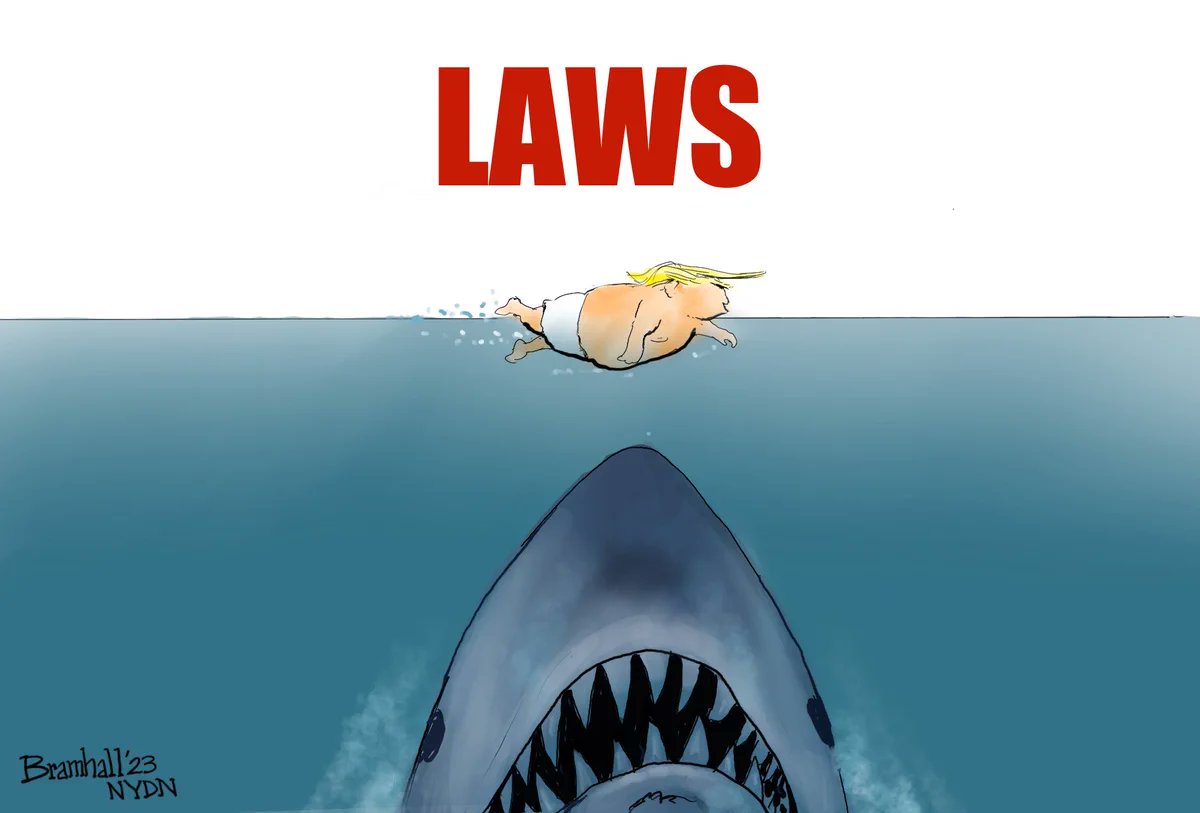 ablueview's tweet photo. "The wheels of justice turn slowly, but grind exceedingly fineβ
-- The American Justice system to Donald Trump
#GeorgiaIndictment #TrumpCoup #TrumpStoleNuclearSecrets #GAElectionInterference #TrumpIsARapist #FalsifyingBusinessDocsy #HushMoney #LockHimUp #ABlueView https://t.co/m89MMgmbYw