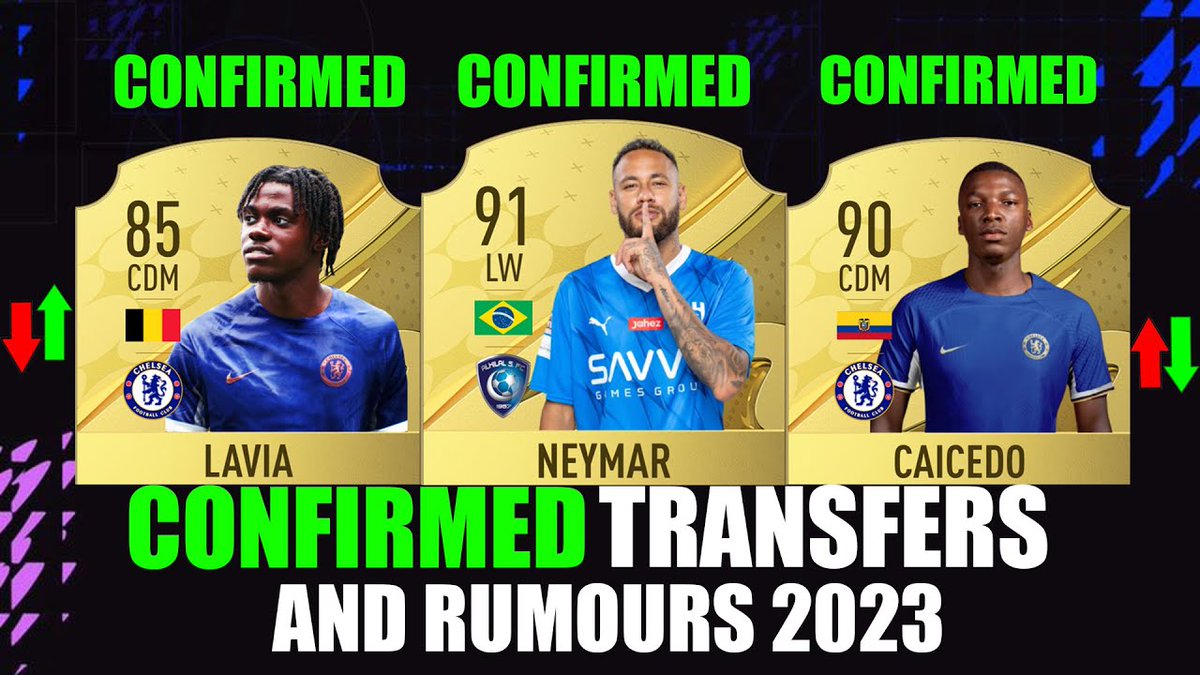MadFootball13's tweet photo. EA FC 24 | NEW CONFIRMED TRANSFERS &amp; RUMOURS! Ft Neymar, Lavia, Caicedo... etc
https://t.co/TMhZyP7WKP
#EAFC24 #EASPORTSFC #MoisesCaicedo #Caicedo #Neymar_Hilali #Neymar #Neymaralhilal #romeolavia #Chelsea #Liverpool #Mbappe #Ronaldo #Messi #Haaland #ManUtd #ManCity #RealMadrid https://t.co/FmWz2ZQy1x