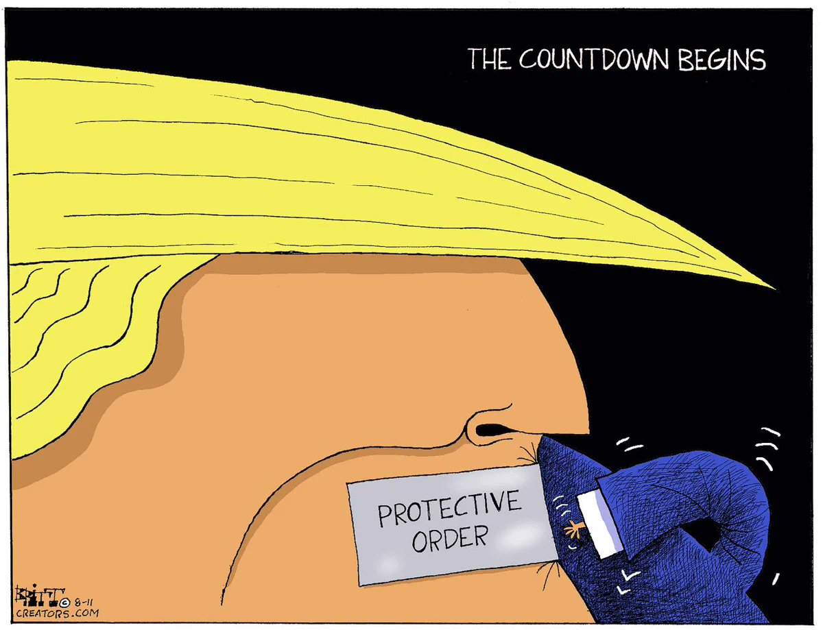 ablueview's tweet photo. "The wheels of justice turn slowly, but grind exceedingly fineβ
-- The American Justice system to Donald Trump
#GeorgiaIndictment #TrumpCoup #TrumpStoleNuclearSecrets #GAElectionInterference #TrumpIsARapist #FalsifyingBusinessDocsy #HushMoney #LockHimUp #ABlueView https://t.co/etALqNfpL0