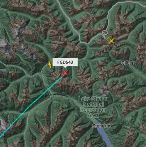 Wa_fire_watch's tweet photo. 3 aircraft now over the #BlueLakeFire also a very daunting environment near Stehekin, anyone camping there or staying there full time must not be enjoying the air... this seems like horrible smoke https://t.co/qcMzN2Pn40