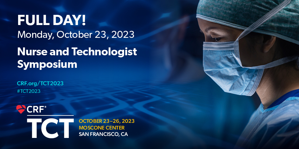 ✨ Exclusively for #nurses and #technologists! ✨ Connect and learn with your colleagues at this full-day forum at #TCT2023. ow.ly/vSsv50PzCBH #CardioEd @rbrandy @SandraLauck @LizPerpetua @BurkhoffMd @djc795 @georgedangas @jgranadacrf @Drroxmehran @sahilparikhmd @triciarawh