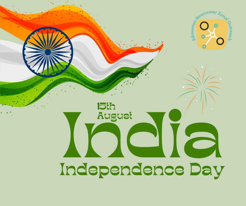 We celebrate with the Indian communities on the celebration of your Independence Day!!!