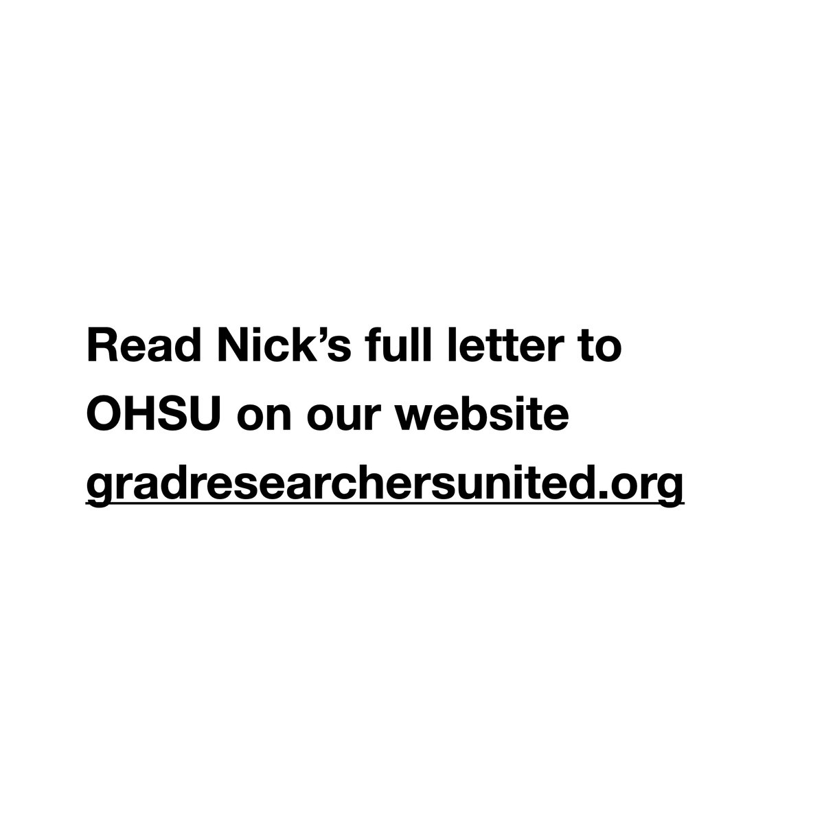 OHSUGradUnion's tweet photo. As we continue with mediation, we will be sharing data and excerpts from stories and open letters from OHSU graduate researchers that highlight why we #Fightfor40.
Full stories and letters will be available on our website, which is linked in our bio. https://t.co/pBz1dkF7B6