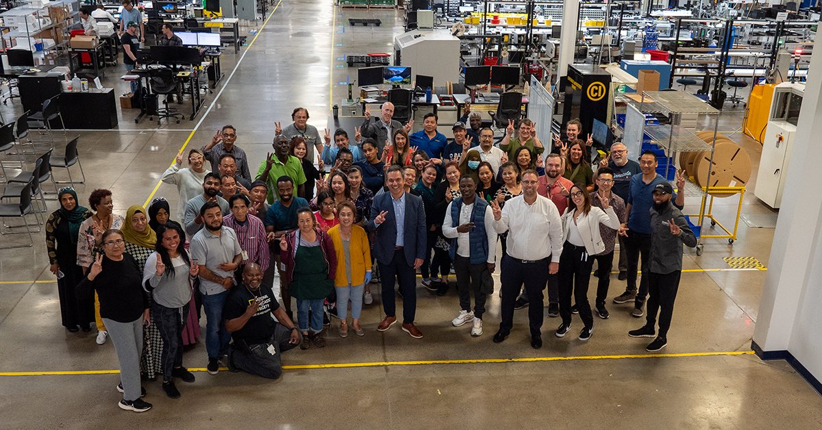 TurckUSA's tweet photo. We had a wonderful day yesterday welcoming Aurelio to the Turck family! Check out our 2nd shift Manufacturing team and Campus team. From production to product management and customer service, these teams care for our customers on daily basis. #TurckTeam๐ https://t.co/NOIyTVR5cF
