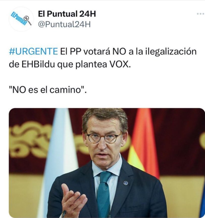 PedroMorenoGmz's tweet photo. Leer a los peperos indignados porque #Navarra cae en manos de los etarras de Bildu cuando el PP ha votado en contra en dos ocasiones de ilegalizar Bildu. Una en 2012 a propuesta de @rosadiezglez y otra esta legislatura propuesta por @vox_es 
Hipócritas. Más asco no pueden dar. https://t.co/4hArjyMC66