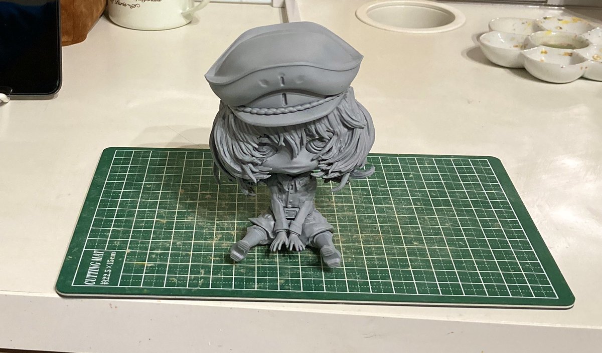 sisioumaru's tweet photo. エスエス工房さんで3Dプリントしてもらった少佐殿にサフ吹いたので、軸打ちして仮組み。

すごく良い出来なんじゃないかな。これ。
いつでも手元にちょこんと座ってジト目されるの最高じゃあないか

自前プリントした時も良いと思ってたけど、こちらはディテールがさらにハッキリ出てるし、歪みも無い https://t.co/rGCZpSmT5C