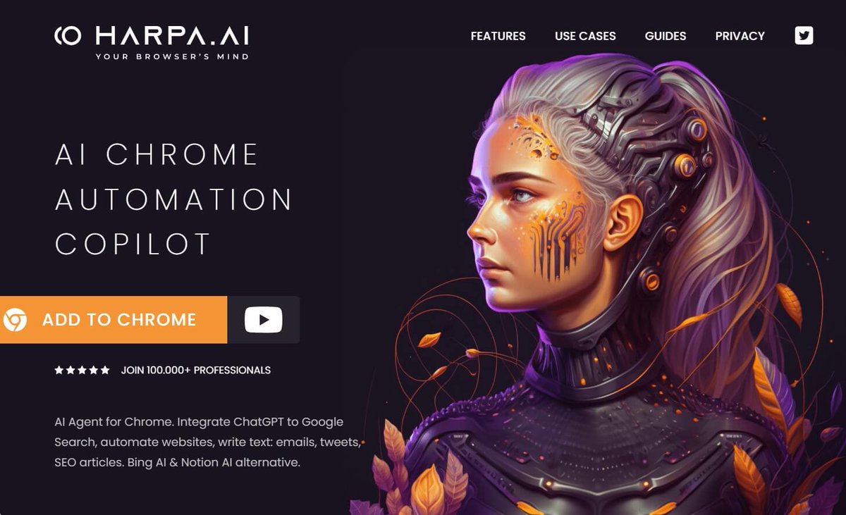 Potencia tu negocio con HARPA AI: automatización inteligente para destacar en el mercado. Interactúa con webs, genera contenido y más. ¡Activa la revolución tecnológica ahora! 🔗 bnsdynamic.com/automatiza-nav… #AutomatizaciónInteligente #HARPAAI