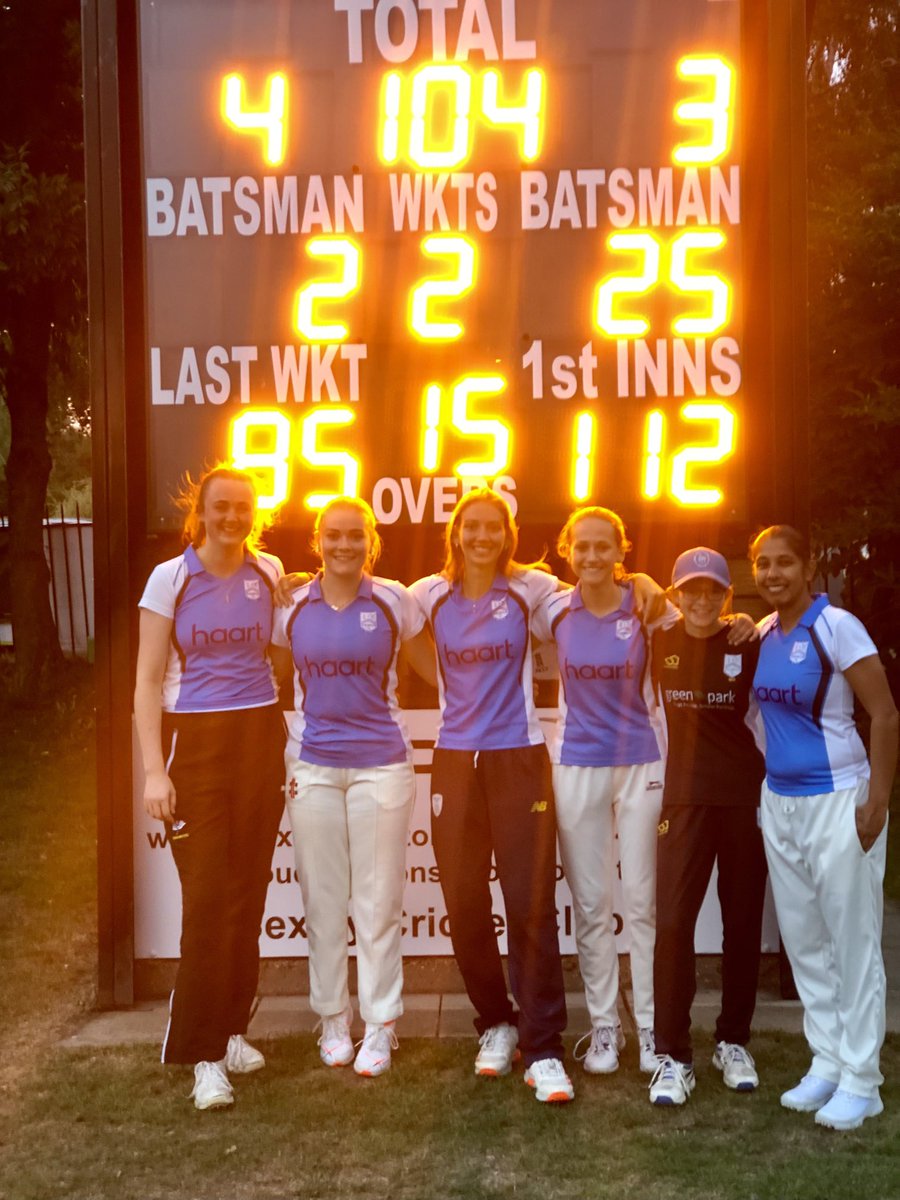 A very close high quality game tonight in ⁦<a href="/TheKentSlam/">Kent Slam</a>⁩ between ⁦<a href="/BexleyCCLadies/">Bexley CC Ladies</a>⁩ and ⁦⁦<a href="/dulwichcc/">Dulwich Cricket Club</a>⁩