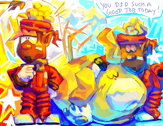 captain shepard and oatchi.. pals forever#pikmin4 