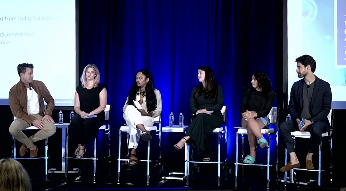 DermTimesNow's tweet photo. HAPPENING NOW: @abbvie's #ScienceOfSkin discussion of the psychosocial effects of chronic #skin conditions. Stick with Dermatology Times for upcoming interviews with some of the panelists. https://t.co/JupvYAJ4Bg
