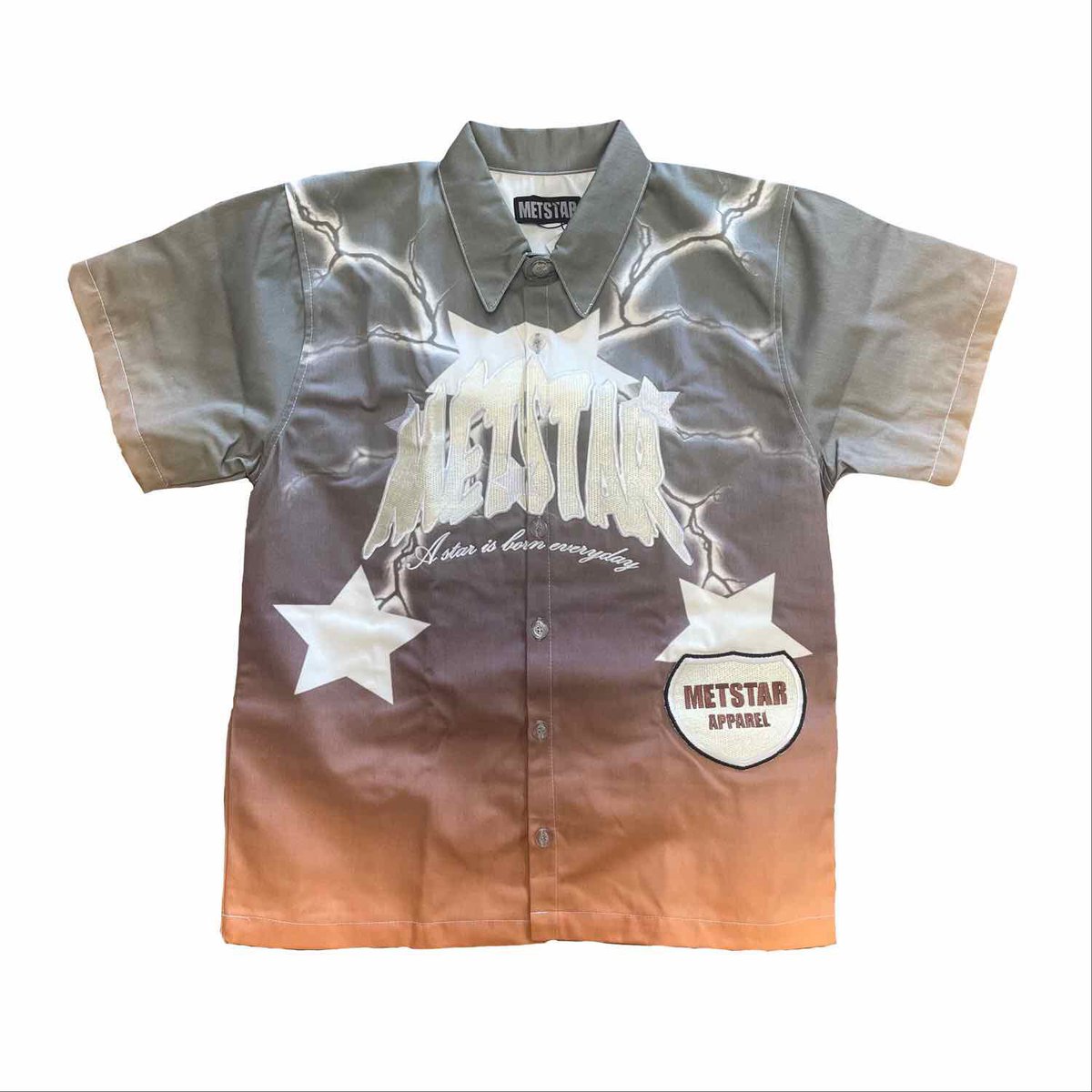 MET_STAR_'s tweet image. MS OMBRE DENIM OLIVE BUTTON UP NOW AVAILABLE! LINK IN BIO AND IN STORE ✨