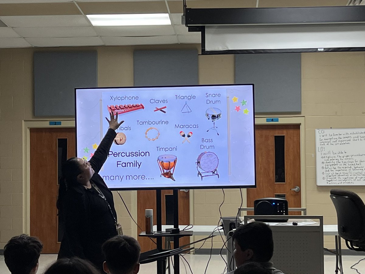 MsFlordelisaB's tweet photo. 🎶Exciting day in the band hall! Witnessed the enthusiasm of our beginner band students as they were introduced to the various instruments for the 1st time. The journey to creating beautiful melodies begins now!🎵🎉 #MusicEducation #BeginnerBand #PassionForMusic #banddirectorlife https://t.co/8mou9rr6OS