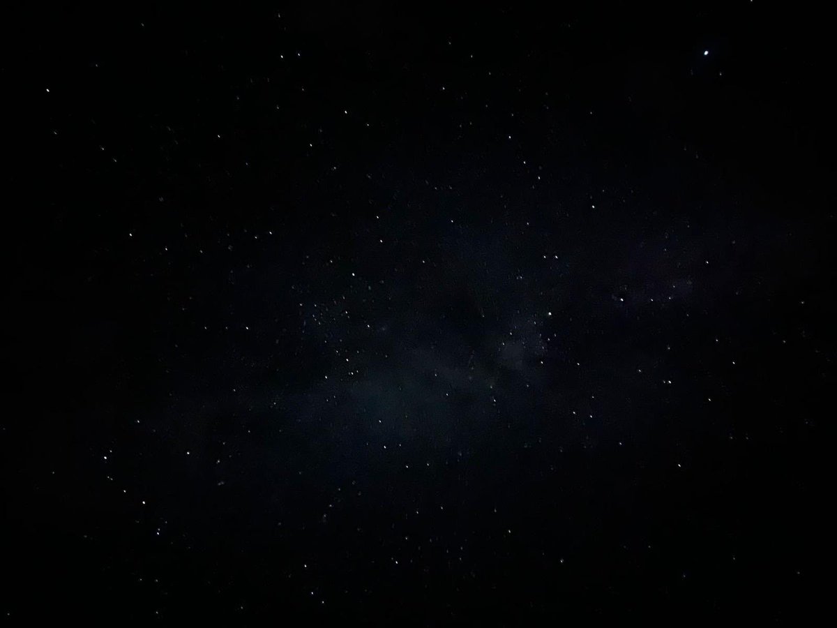 mattharg's tweet photo. Star gazing in the perfect #Norfolk night sky. Not as cloudless as we hoped but with no light pollution it looks fantastic!  Obvs iPhone can’t do it justice but it tried real hard.  #CreationSings https://t.co/xdn09e1Us7