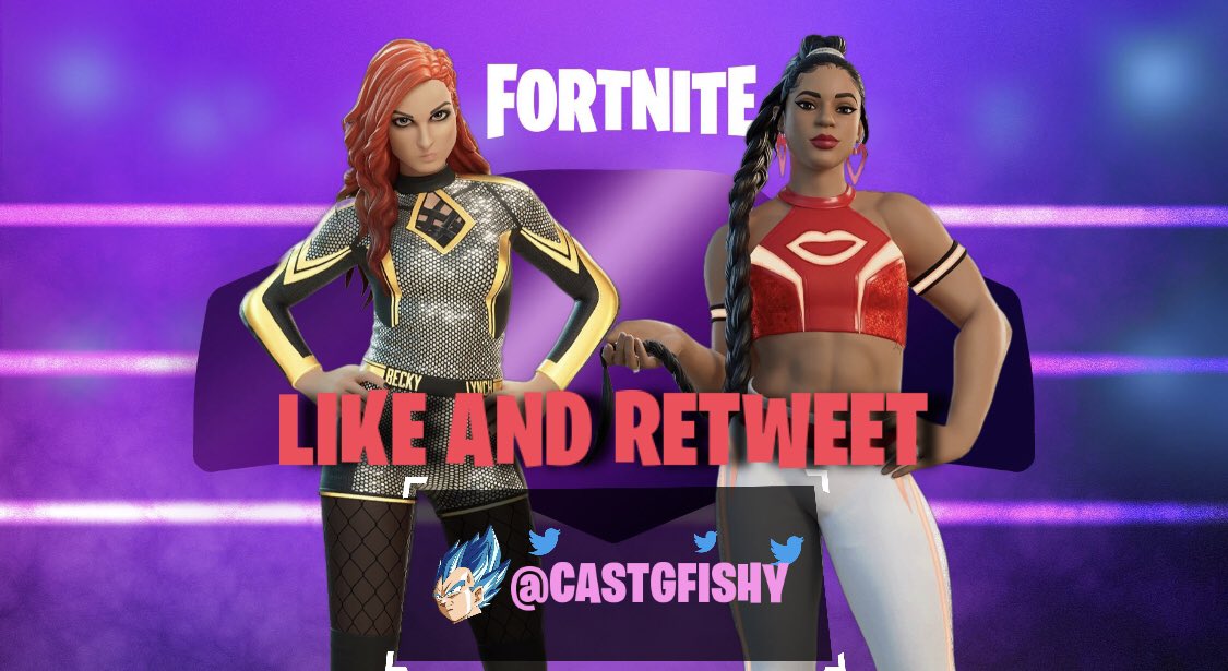 Castgfishy's tweet photo. I’ll give ONE of the NEW WWE Skins to someone who:

- Like and Repost (Retweet)
- Follow Me @Castgfishy + Notifications ON 

Ends in 48 Hours. Good Luck!
#Fortnite #WWE https://t.co/4jErFoMKIL