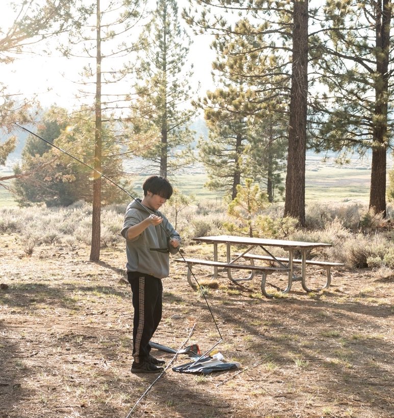 OfflineTV's tweet photo. if this gets 3 likes we’ll make a camping video sequel soon 🦌🏔️ https://t.co/P4wXvx1c8i