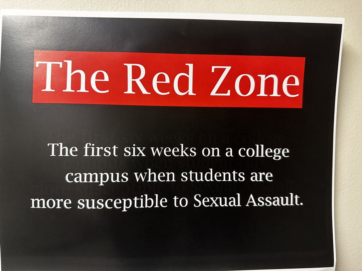 MUCoachG's tweet image. It’s an exciting time for students who are off to college for the first time!  However, it’s also a time to be aware!  Talk about the Red Zone and have a plan. #endtheredzone #consentfirst