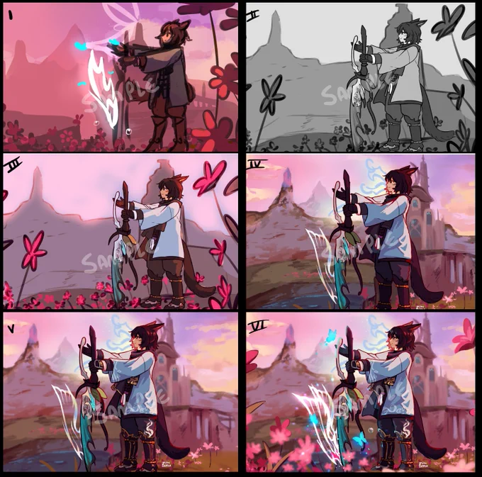 Also, I thought the step by step looked interesting too, so I'm adding it here as well ✏️ 