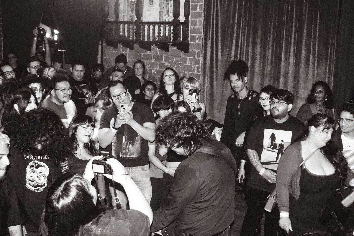 deceits_band's tweet photo. Here’s some of our favorite photos from our show with House of Harm &amp; Hallows at El Cid 🖤
Aren’t they amazing.
📸: Kelly A Wiseman https://t.co/282w3hsYh7