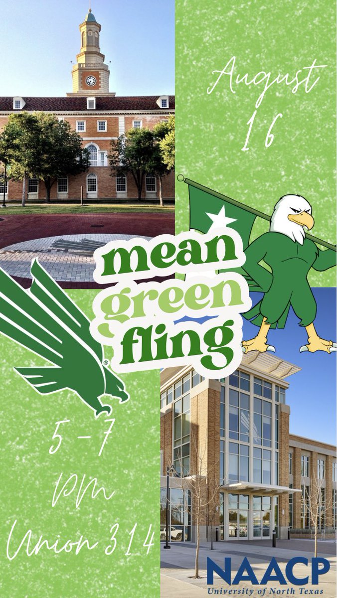 Come see unit #6853 tomorrow in union 314 and learn about all the great things this organization has to offer! We’ll see y’all there! 🟢⚪️ #gmg #unt #universityofnorthtexas #classof2027 #meangreenfling