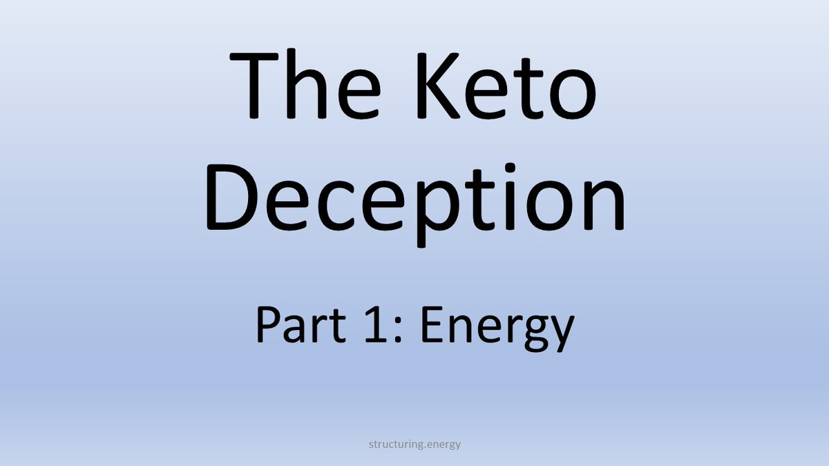 structurenergy's tweet image. I&apos;ll be doing a Keto Deception series where I explore all the reasons why it&apos;s not only far from ideal, but a dangerous diet that could harm you badly. 

My only goal is to expose all the problems and hopefully prevent people from making a big mistake. Hope you enjoy it

Part 1