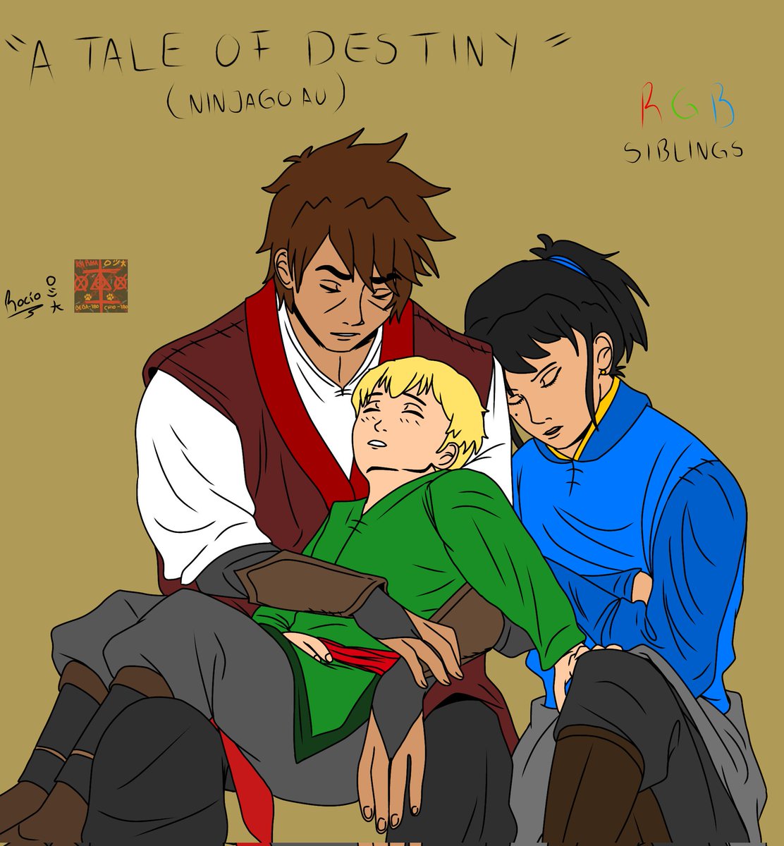 chiogy_780's tweet photo. "A Tale of Destiny" (RGB SIBLINGS)
#Ninjago #NinjagoDragonsRising #ninjagofanart #ninjagokai #ninjagonya #ninjagolloyd #rgb #rgbsiblings #rgbart https://t.co/lJ0EBoiIRP