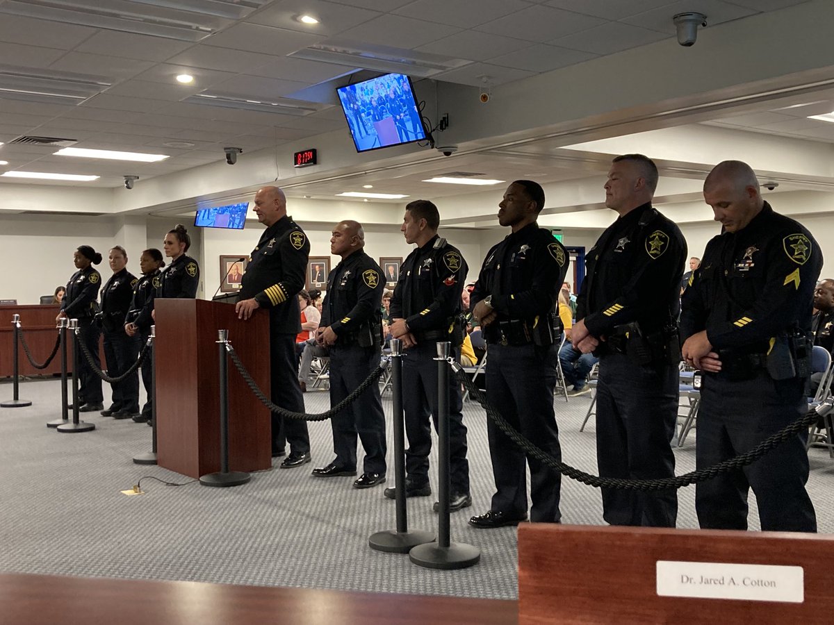 drjcotton's tweet image. Excited to welcome this incredible group of ⁦@ChesSheriffOff⁩ deputies who will serve our ⁦@cpschoolsva⁩ elementary schools! Thank you, Sheriff O’Sullivan, for your valuable partnership and support.