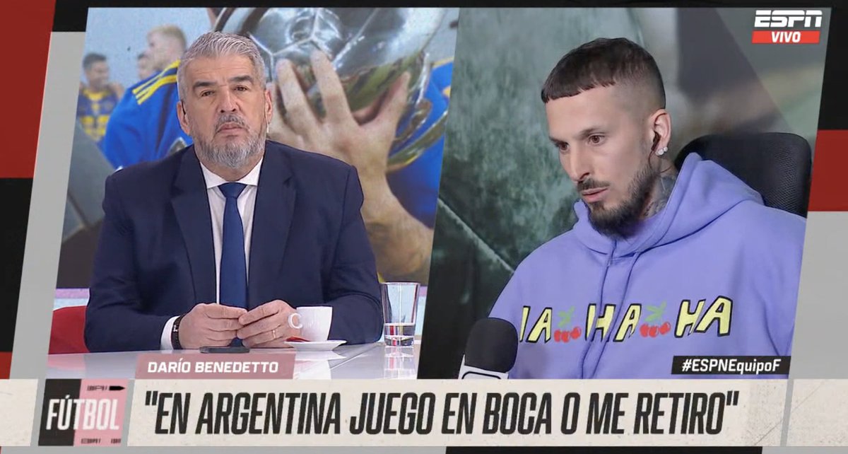 la12tuittera's tweet photo. #Benedetto "Sí hubo un chispazo con el tema de los PREMIOS, normal como pasa en cualquier equipo cuando uno no se pone de acuerdo respecto a los premios, después me decían 'mercenario', resigné 2 veces plata para jugar en #Boca. Hubo un desacuerdo como hay en cualquier otro lado" https://t.co/qyq5JL0VBV