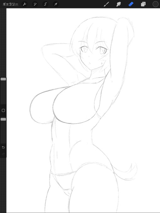 髪描きながら仕上げる https://t.co/URLMWqgr1C 