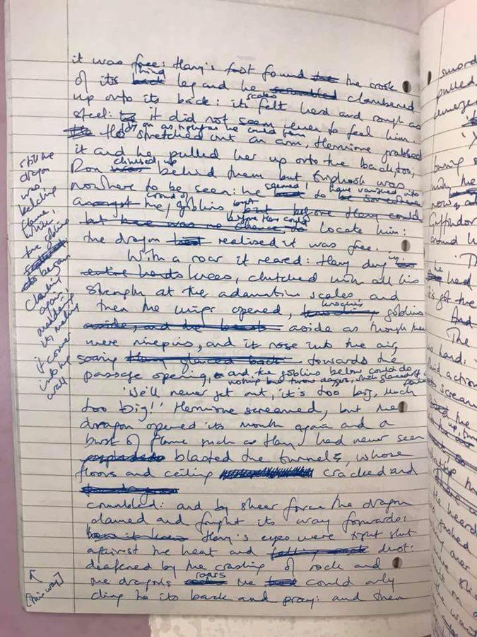 Today <a href="/_buildspace/">buildspace</a> <a href="/_nightsweekends/">nights & weekends</a> asked us to make a toy version of our ideas.

Make something real, no matter how small it is, and show the world, because it deserves to be seen.

📷: First draft of Harry Potter and The Deathly Hallows