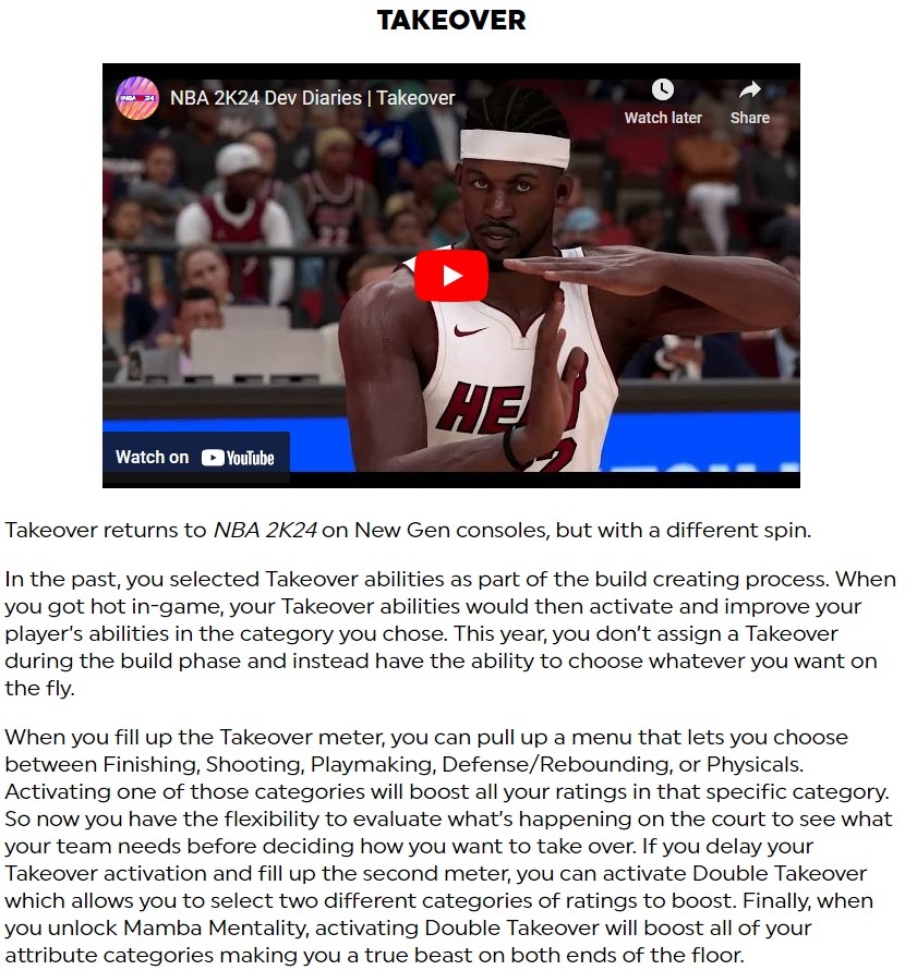 2kFanatics's tweet photo. Takeover returns! But there are some big changes! Peep the details. #nba2k24 #nba2k #2k #2k24 https://t.co/qahPPPQE0b