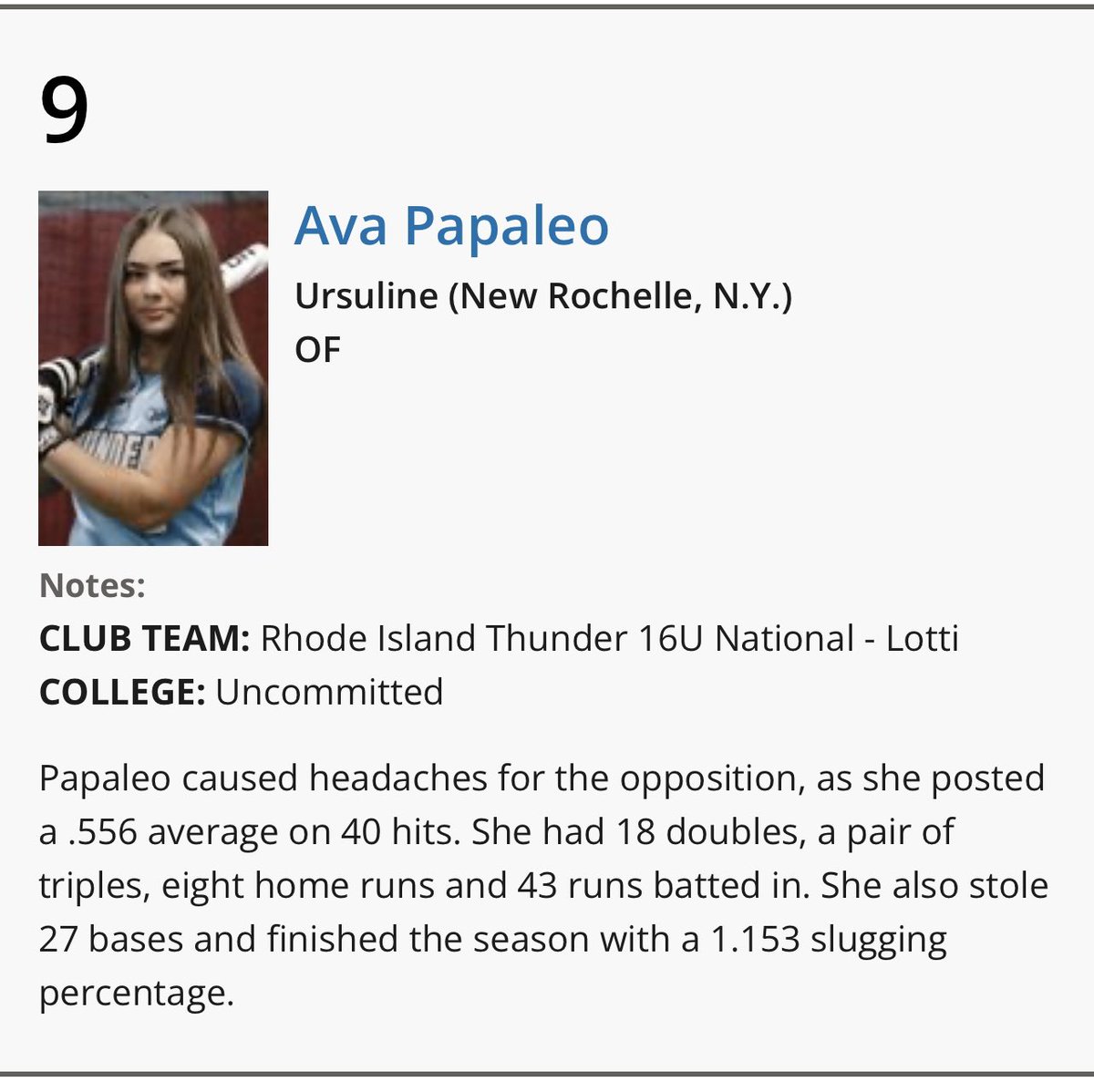 Ava Papaleo tweet media