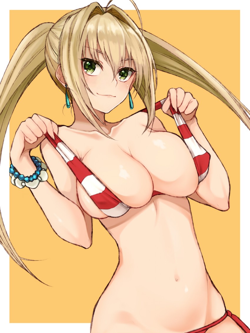 ⠀

   summer's nearly over , so she has to show off her summer bikini at least once ! 

⠀⠀ ⠀