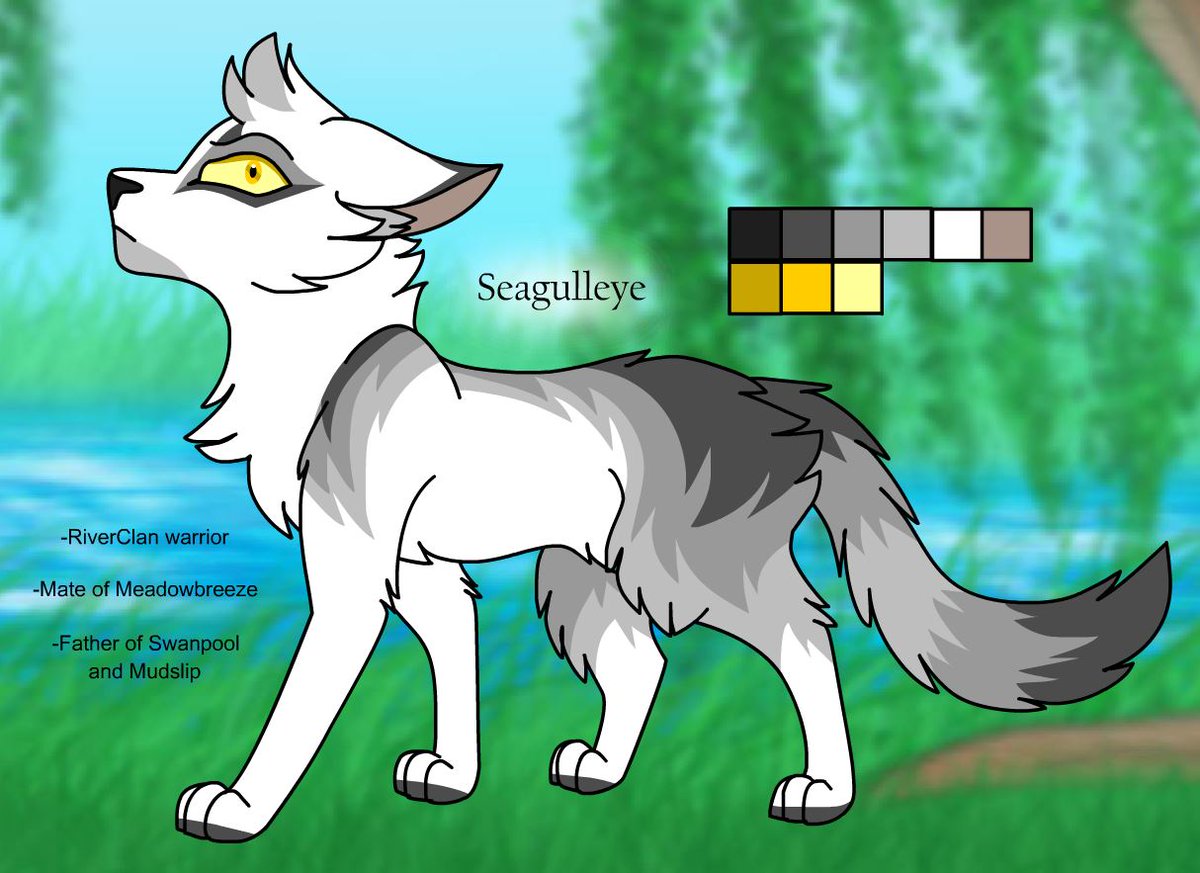 DawnMistCat's tweet photo. More RiverClan OCs!

Splashtoes, Seagulleye, Meadowbreeze, and Redflare https://t.co/8jyYZOESLk