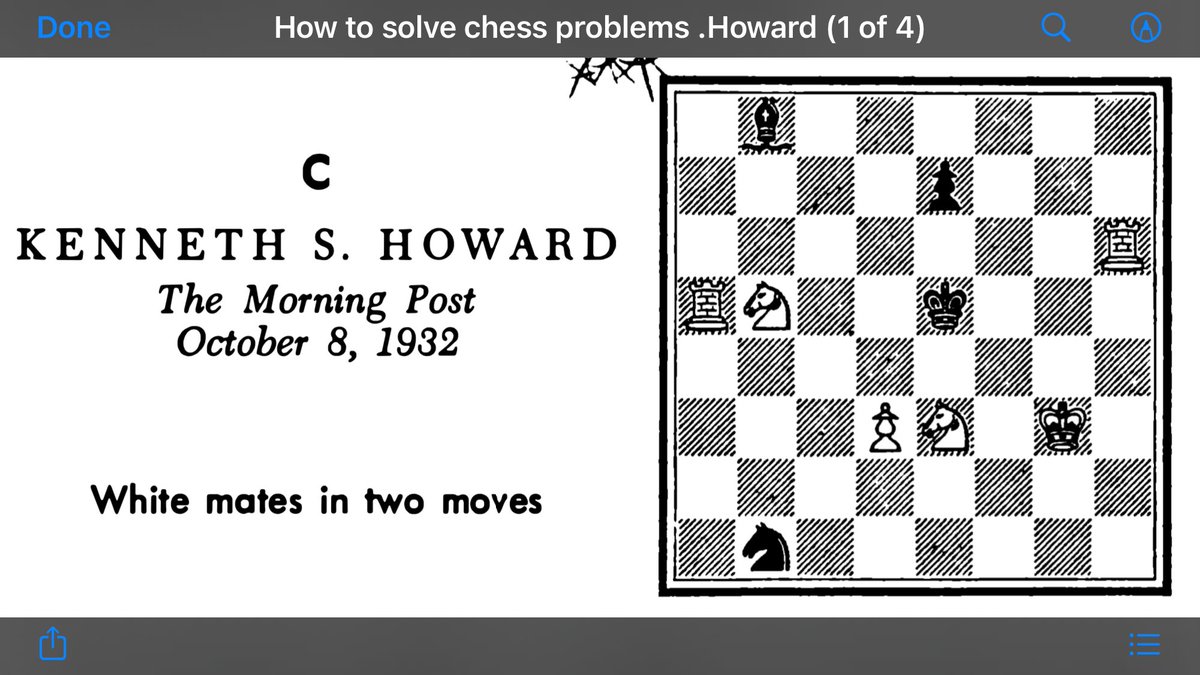 DStrungk's tweet image. Mate in 2 by Kenneth S Howard
#chessProblems