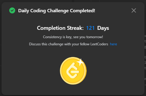 abby_bytes's tweet image. 🚀 Day 121 of #365DaysOfCode 🚀
Sharing today&apos;s coding challenge solution! 🧑‍💻 Stay tuned for some code awesomeness. Let&apos;s dive in! #CodeDaily #CodingCommunity #100Devs