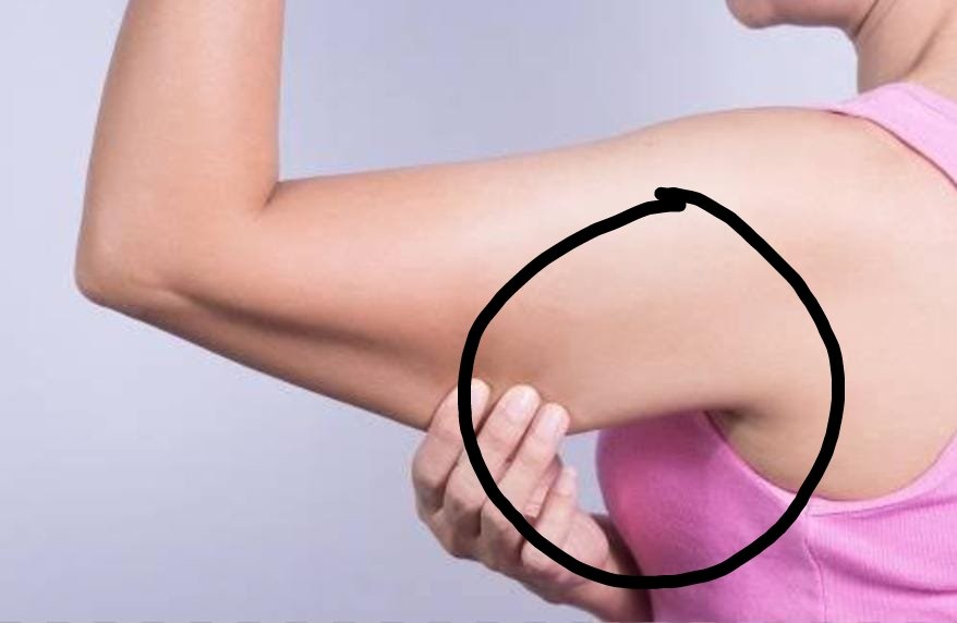 so_ojunn's tweet photo. como detesto la grasa d esa zona del brazo, si pudiera me la cortaría con la tijera 😭😭 https://t.co/EZy950c5kd