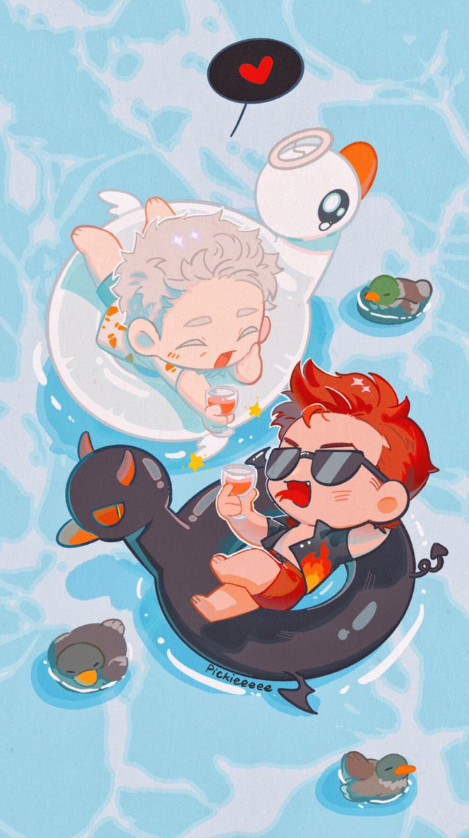 #GoodOmens
#GoodOmensFanArt 
🏖