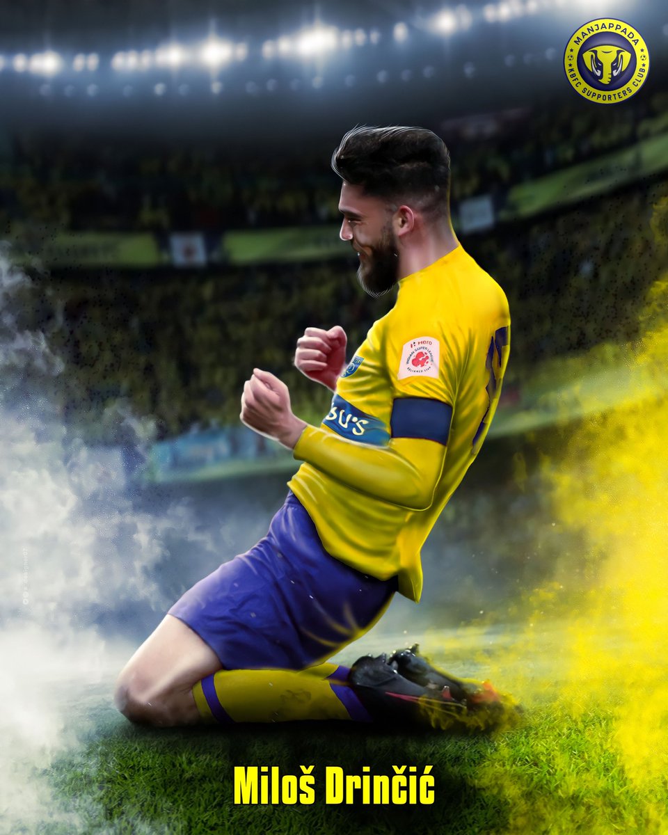 kbfc_manjappada's tweet photo. 𝕄𝕚𝕝𝕠š 𝔻𝕣𝕚𝕟č𝕚ć ⚓🌟

The Guard of our Fortress! 👊🏻🐘

#MilošDrinčić #Manjappada #KBFC #NewBlaster #YennumYellow #SwagathamMilos #MilosDrincic #Yellow https://t.co/iEI3xn34mp