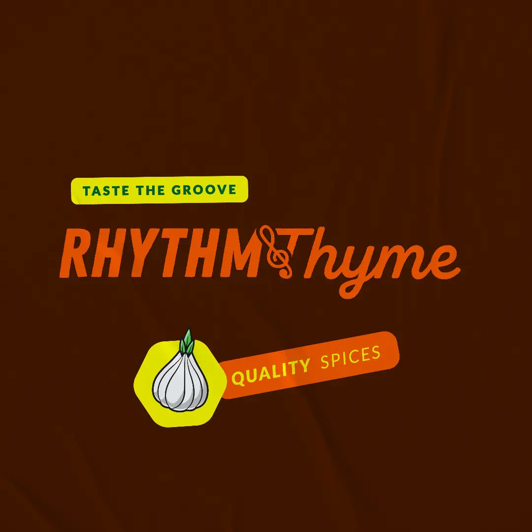 itsifeyinwa's tweet image. Brand identity design for a spice brand.
Rhythm and Thyme&quot; was born in the heart of the bustling culinary and artistic hub of New Orleans, Louisiana. 

#designchics
#nigeriangraphicdesigner