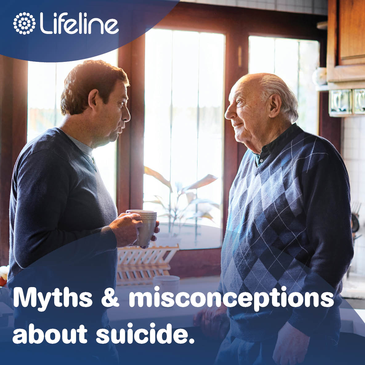 Myth: "Most suicides happen suddenly without warning. "

Research has shown that up to 75% of individuals who die by suicide have communicated their intent to someone else in the weeks or months leading up to their death.  
Learn more: ow.ly/j2vE50PiTE7