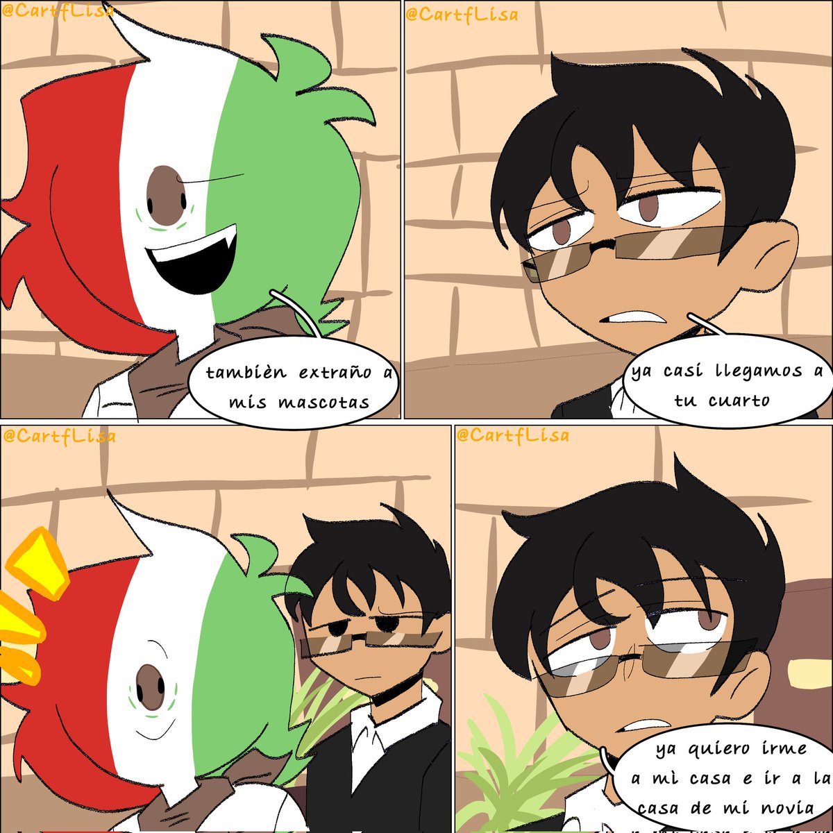CratfLisa's tweet photo. 11/???
XD no se que poner wey
#CountryHumans #CountryHumanscomics #CountryHumansMéxico https://t.co/igboY0eAKW