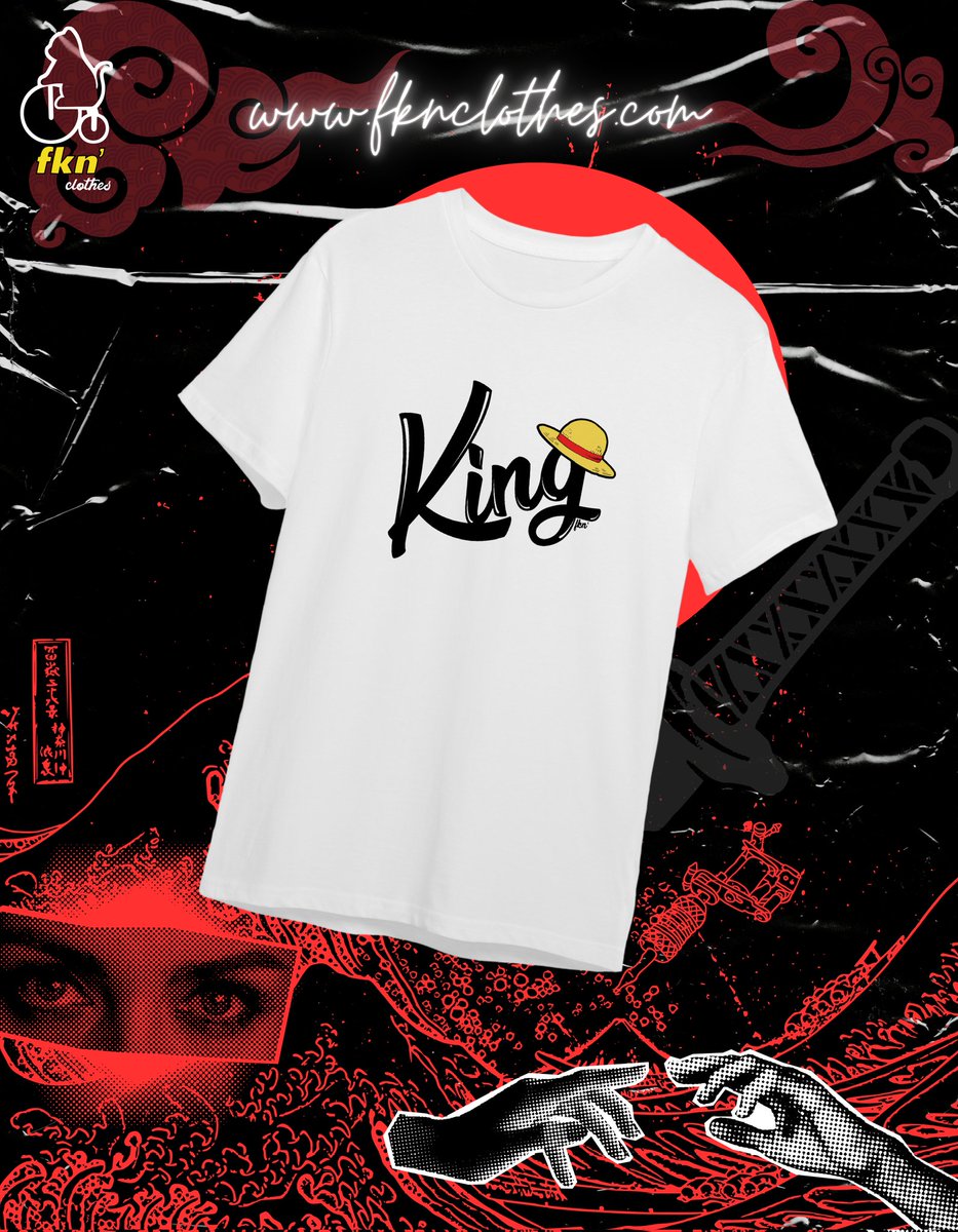 fknclothes's tweet photo. Hey guys!!!

For our OP fans, this is our take on the "King of Pirates". Made for those who wishes to strengthen their Haki. 

Do check out this design and others at

https://t.co/7PIjCPIkt9 

Don't forget to use code "LETSFKNGO15" for 15% off all purchases! https://t.co/8ckxtWdm6K