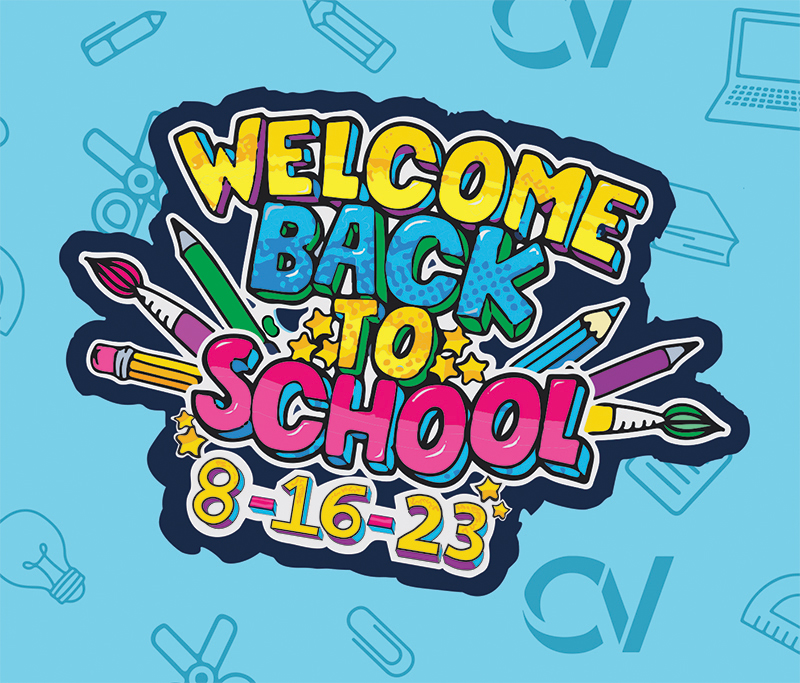 CajonValleyUSD's tweet photo. Welcome back to school! Have a wonderful 2023-24 school year! #backtoschool @CajonValleyUSD #welcomeback  #FirstDayOfSchool https://t.co/qgdUZVn3qo