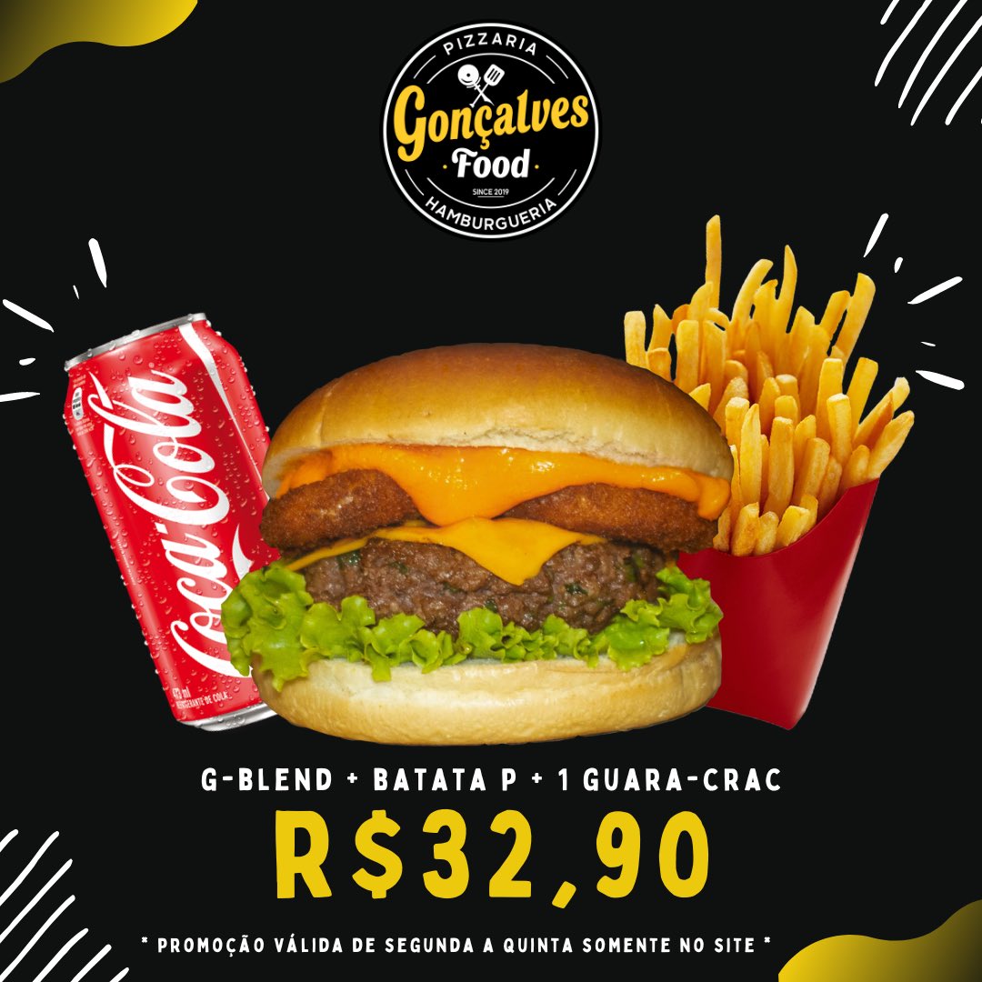 ⚠️Segunda a quinta tem promoção no Gonçalves 
🫶🏼Você que é nosso cliente da Rt, tmj 

🚀Delivery que funciona todos os dias
wa.me/5521994677547