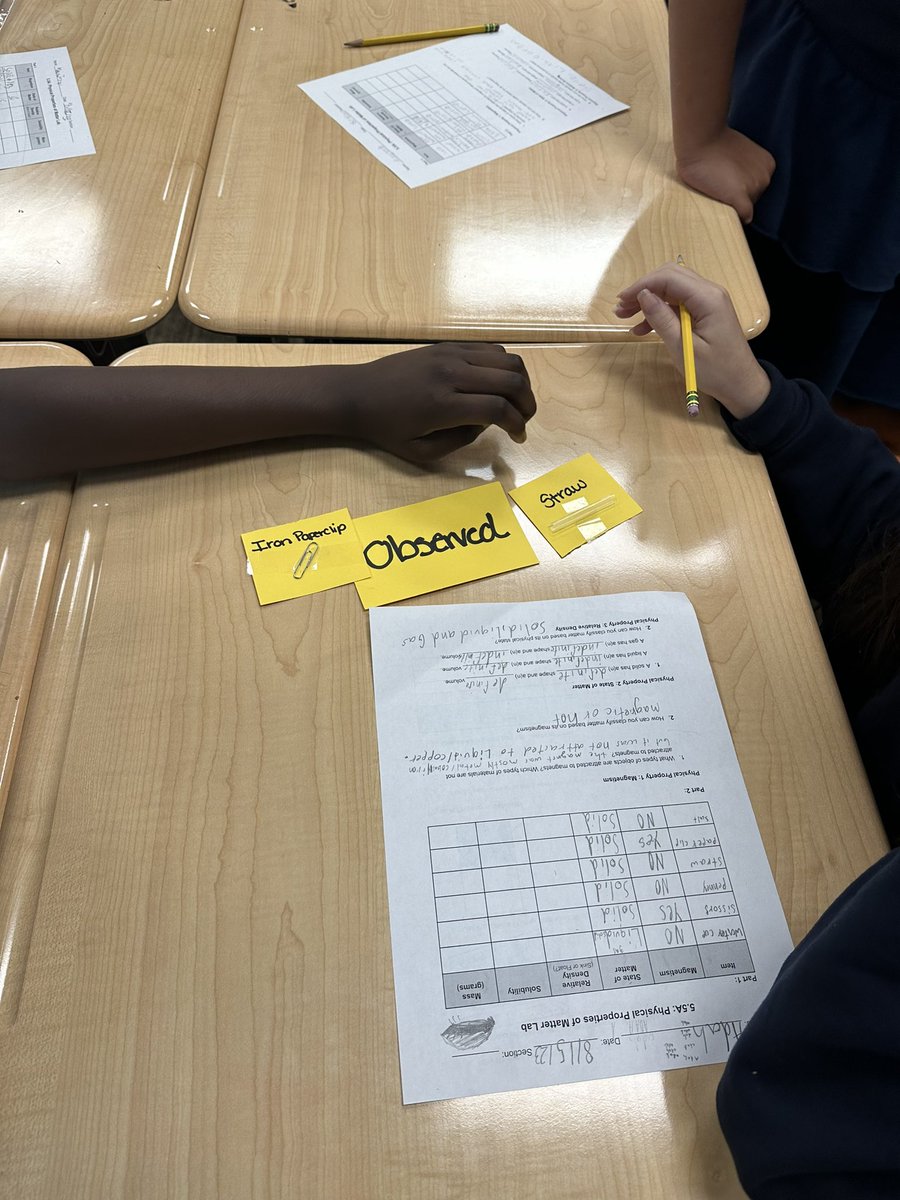 williams8178's tweet photo. Students exploring Physical Properties of Matter!
#LSScience
#Futurescientist
#Lifeleader
#5EModel
#Demo https://t.co/NEsXjqRMR9
