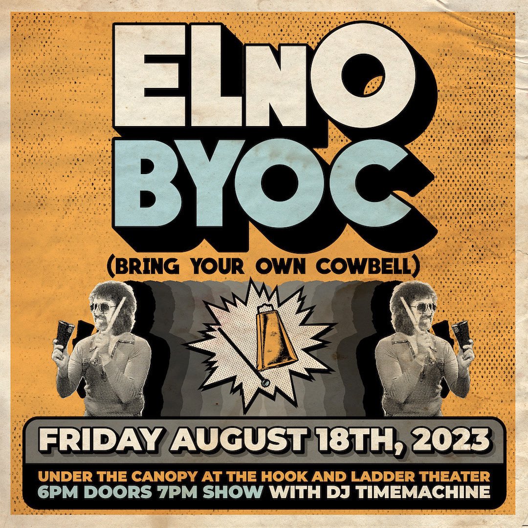 Fri. night is rapidly approaching!Don't miss ELnO BYOC(Bring Your Own Cowbell) <a href="/TheHookMpls/">The Hook Theater</a>. Bring a cowbell if u have one!If u don't-no worries.2 sets of <a href="/JeffLynnesELO/">Jeff Lynne's ELO</a> crushers (cowbellable), PLUS a few fun surprises (VERY COWBELLABLE).Get your tix now: rb.gy/5sz6w