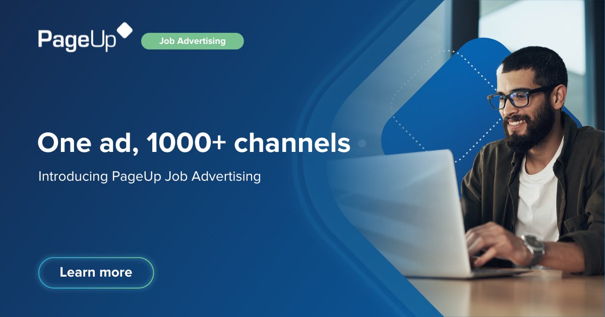 With PageUp Job Advertising you can easily publish jobs en masse to channels worldwide. From niche sites to social media platforms, you can access them all in minutes, all from within the ATS:
pageuppeople.com/job-advertisin…

 #JobAdvertising #TalentAcquisition