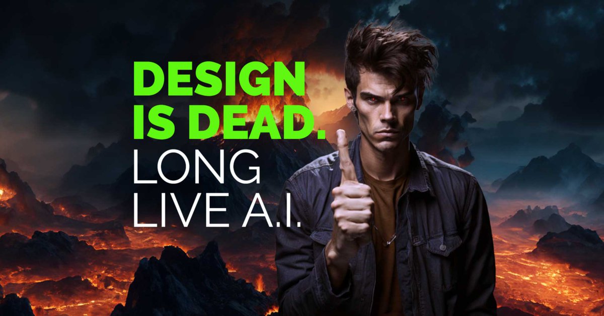 Sick Of The Hype? We Are too. An A.I. Newsletter For Designers Without The BS.

Sign up here: bit.ly/AI-Design-Reso…